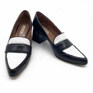 TABITHA SIMMONS  Leather Loafer Pumps (Pre-Owned)
